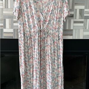 Christy Dawn Pink and Blue Floral Dawn Dress